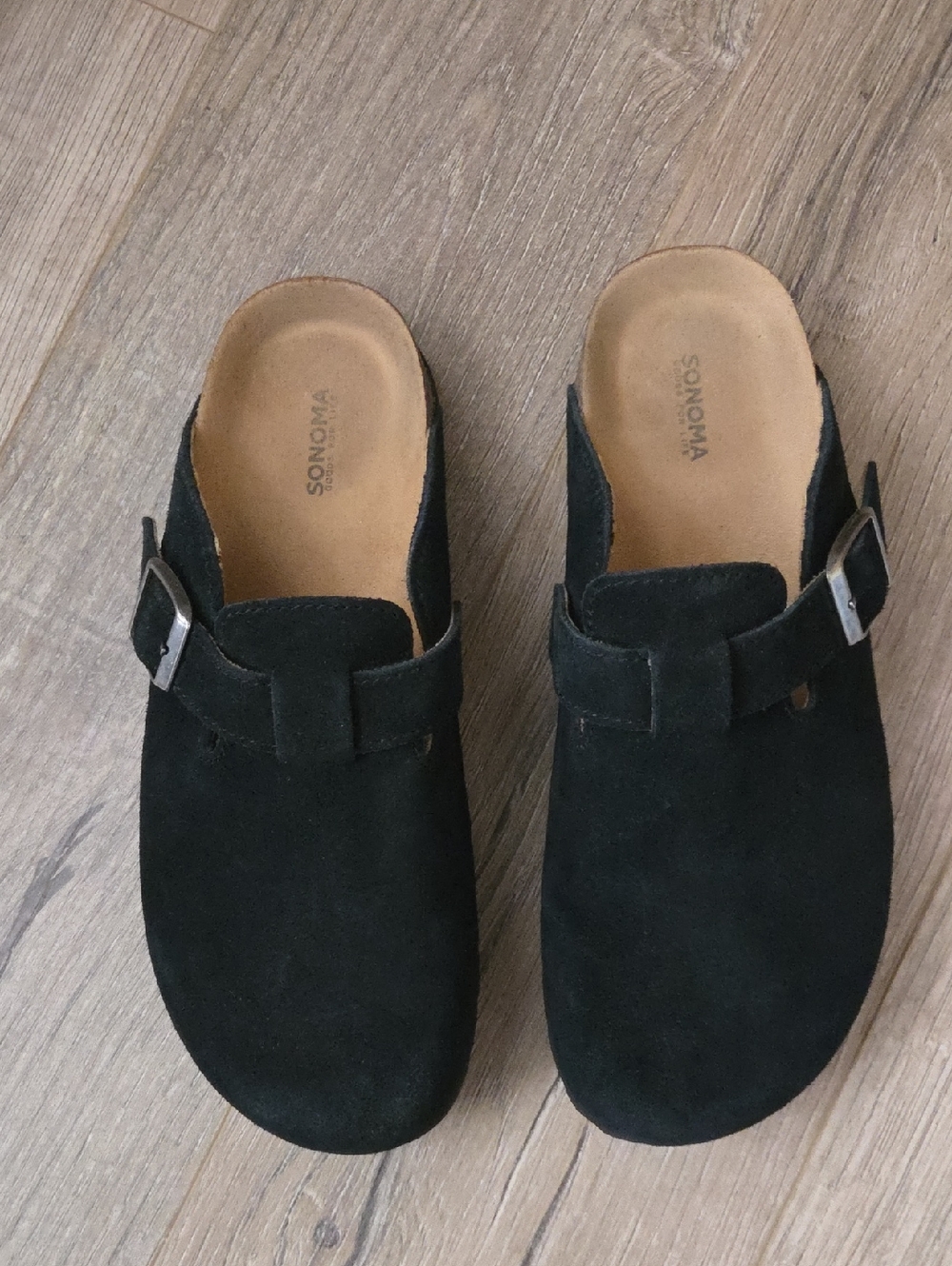Sonoma Good For Life Waterford Black Suede Clogs - Picture 4 of 5
